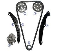 Set Catena Trasmissione Distribuzione per Seat Ibiza Toledo Skoda Fabia VW Polo