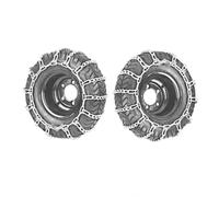 Set Catene da Neve 3.50-8 Per Ruote 9 cm 39 cm Per Rasaerba Trattorino