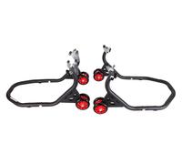 Set cavalletto moto R-TECH EVO (anteriore + posteriore con ruote)