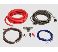 Set cavi amplificatore Wiring AMP da 20 mm2 ROSSO e NERO con consenso e fusibile