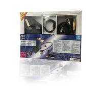 SET CAVI COLLEGAMENTO CAVO SCART TV DVD PLAYER RCA ADATTATORE RIDUTTORE