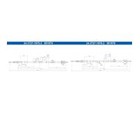 Set Cavo Del Freno A Mano Per Toyota Auris Station Wagon _E18_ 1.3 Corolla