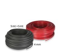 Set Cavo Solare 4mm Rosso e Nero Fotovoltaico varie misure