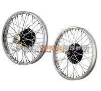 Set cerchi ruota mozzo anteriore e posteriore 19'' mezza larghezza compatibil...