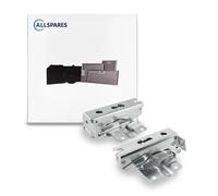 Set cerniere AllSpares (2 pezzi) per frigoriferi e congelatori da incasso adatti