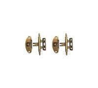 SET CERNIERE PER PORTE IN BATTUTA - MOBILI ANTICHI | D/ 80X43X45MM CP25 (2, oro)
