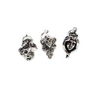 Set Charm Tripla Dea Maiden Mother Crone Gioielli in Argento Sterling 925 Puro