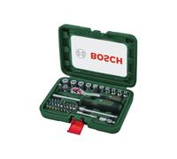 Set Chiave a Cricchetto Bosch 1/4 37 Pezzi Impugnatura Ergonomica Valigetta