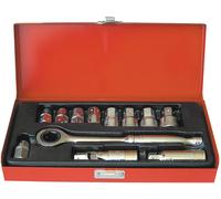 Set chiave a cricchetto bussola bussole passanti forate passante 8-19 mm candele
