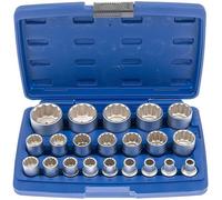 Set Chiave Da Punte 12 Torx Per Crick 1/2 " 8 MM A 36 MM 21 Pezzi