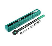 Set chiave dinamometrica con prolunga e bussole da 17, 19, 21 mm WIESEMANN 1893 | chiave a scatto con attacco a destra con doppia scala | lega acciaio CV cromato | 80386