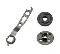 Set Chiave e Flangia 4 Fori per Disco Taglio | 4 artigli robusti, disco , flangia pressione inclusa, per smerigliatrice 100-type, uso professionale