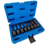 Set chiavi 8pz bussola a impatto esagonali 1/2" 5-19 a lunghe 78mm 07050