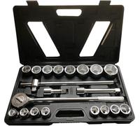 Set chiavi a bicchiere con cricchetto 3/4" e accessori 21 pezzi