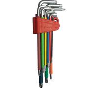 FUMASI SET DI 9 CHIAVI A BRUGOLA TORX CON FORO