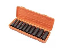 SET CHIAVI A BUSSOLA AD IMPATTO DA 1/2 LUNGHEZZA 75 mm PROFILO INTERNO MILLERIGHE 10 PEZZI