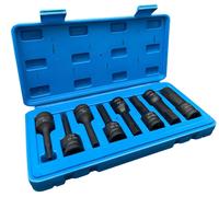 Set Chiavi A Bussola Esagonali Lunghe 8pz Chiave Burgola 1/2 H5-H19 CrMO