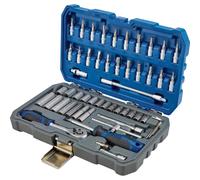 Set chiavi a bussola LUX-TOOLS 53 pezzi 1/4 CrV valigetta
