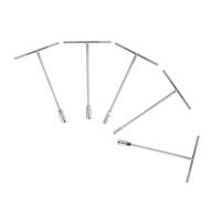 Set chiavi a bussola manico a T in metallo 5 misure da 8mm a 14mm per uso offici