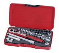 Set Chiavi a Bussola Metriche 3/8" 34 Pezzi Teng Tools