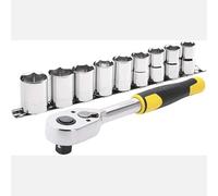 Stanley Set cricchetto 1/2" con chiavi a bussola 10 pz