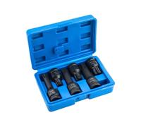 Set 6 chiavi a bussola TORX 1/2" lunghe 45 - 78MM T60 T70 T90 Art. 07346