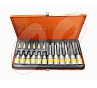 SET CHIAVI A BUSSOLA TORX MASCHIO 18 PEZZI IN ACCIAIO CHROME VANADIUM