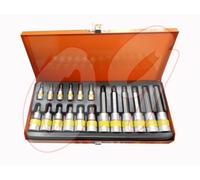 SET CHIAVI A BUSSOLA TORX MASCHIO 19 PEZZI IN ACCIAIO CHROME VANADIUM