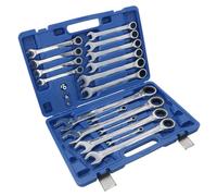 Set chiavi a cricchetto combinate metriche MM 8 mm - 32 mm set da 20 pezzi + ...