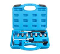 Set Chiavi a Cricchetto Completo 11 Pezzi Set Utensili Taglierina Sedile Iniettore Diesel Auto Alesatore Rimozione Carbonio Strumenti Riparazione Puliti Kit Attrezzi La Casa Con Utensili Manuali