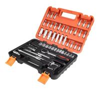 Set Chiavi a Cricchetto Completo 53 Pz Set Chiavi A Cricchetto Kit Strumenti Riparazione Chiave A Cricchetto Dinamometrica Per Combo Kit 1/4 Chiave A Cricchetto Punte Per Cacciavite Manuale