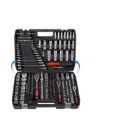 Set Chiavi a Cricchetto Completo Kit Compatto Di Alta Qualità Da 151 Pezzi Per Auto Bicicletta E Moto Set Di Strumenti Automobilistici Professionali Utensili Manuali