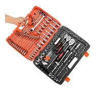 Set Chiavi a Cricchetto Completo Kit Da 151 Pezzi Per Auto Bicicletta E Moto Set Di Strumenti Automobilistici Strumento A Cricchetto E Custodia Set Di Chiavi A Cricchetto