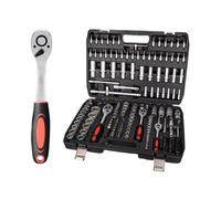 Set Chiavi a Cricchetto Completo Kit Di Strumenti Per Chiavi A Cricchetto Set Di Prese 172 Pezzi Con Cricchetti In Un Versatile Set Da 172 Pezzi Set Chiavi Per Strumenti Di Riparazione Auto