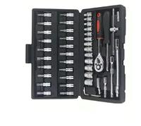 Set Chiavi a Cricchetto Completo Kit Strumenti Riparazione Auto 46 Set Prese Strumenti Riparazione Auto Chiave Dinamometrica A Cricchetto Per Combo Kit Strumenti Per La Casa Utensili Manuali