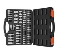 Set Chiavi a Cricchetto Completo Set Di Bussole E Bussole Torx Esterne Set Di Chiavi Per Riparazioni Auto Da 60 Pezzi Kit Di Attrezzi Per La Casa Con Utensili Manuali