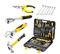 Set Chiavi a Cricchetto Completo Set Di Utensili La Casa Da 108 Pezzi Utensili Manuali Generali Con Scatola Di Immagazzinaggio Chiavi E Cacciaviti Combinati Per Mobili E Riparazioni Auto