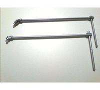 SET CHIAVI A T SNODATE LUNGHE 45 CM PER BUSSOLE ATTACCO QUADRO DA 1/4" E 3/8 "