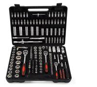 Set chiavi a tubo Set Chiavi A Bussola A Cricchetto Strumento Riparazione Auto Dinamometrica Per Combo Kit 1/4 3/8 1/2 Chiave A Cricchetto Punte Per Cacciavite Utensile Manuale