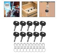 Set chiavi accensione compatibili con per trattori include 10 pezzi e portachiav