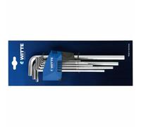Set Chiavi Allen WITTE 1,5-2-2,5-3-4-5-6-8-10 mm Esagonale Set Chiavi Allen 9
