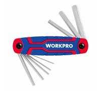 Set Chiavi Allen Workpro Pieghevole 8 Pezzi