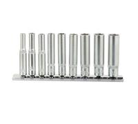SET CHIAVI BUSSOLA 9 PEZZI BUSSOLE CANDELE LUNGHE 1/4 CHROME VANADIUM 5-13MM