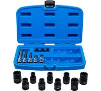 SET CHIAVI BUSSOLA INSERTI PINZA FRENO 17 PEZZI ATTREZZI MANUTENZIONE AUTO BICI