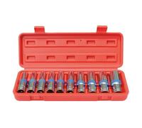 SET CHIAVI BUSSOLA LUNGHE 1/2'' DA 8 A 24 10PZ ESAGONALI PISTOLA AVVITATORE