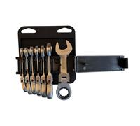 Set Chiavi Combinate a Cricchetto Flessibili 7 Pezzi 8-17 mm Acciaio Cr-V Testa