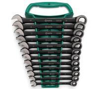 SATA Set di 12 chiavi combinate metriche a cricchetto metriche - Black Edition