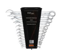 SET CHIAVI COMBINATE STELLA E FISSA 12pz 6-14, 17, 19, 22mm ACCIAIO CrV KRAFT