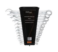SET CHIAVI COMBINATE STELLA E FISSA 12pz 6-14, 17, 19, 22mm ACCIAIO CrV KRAFT