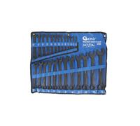 SET CHIAVI COMBINATE STELLA E FISSA 25pz 6-32mm ACCIAIO Cr-V NERE GEKO G11261